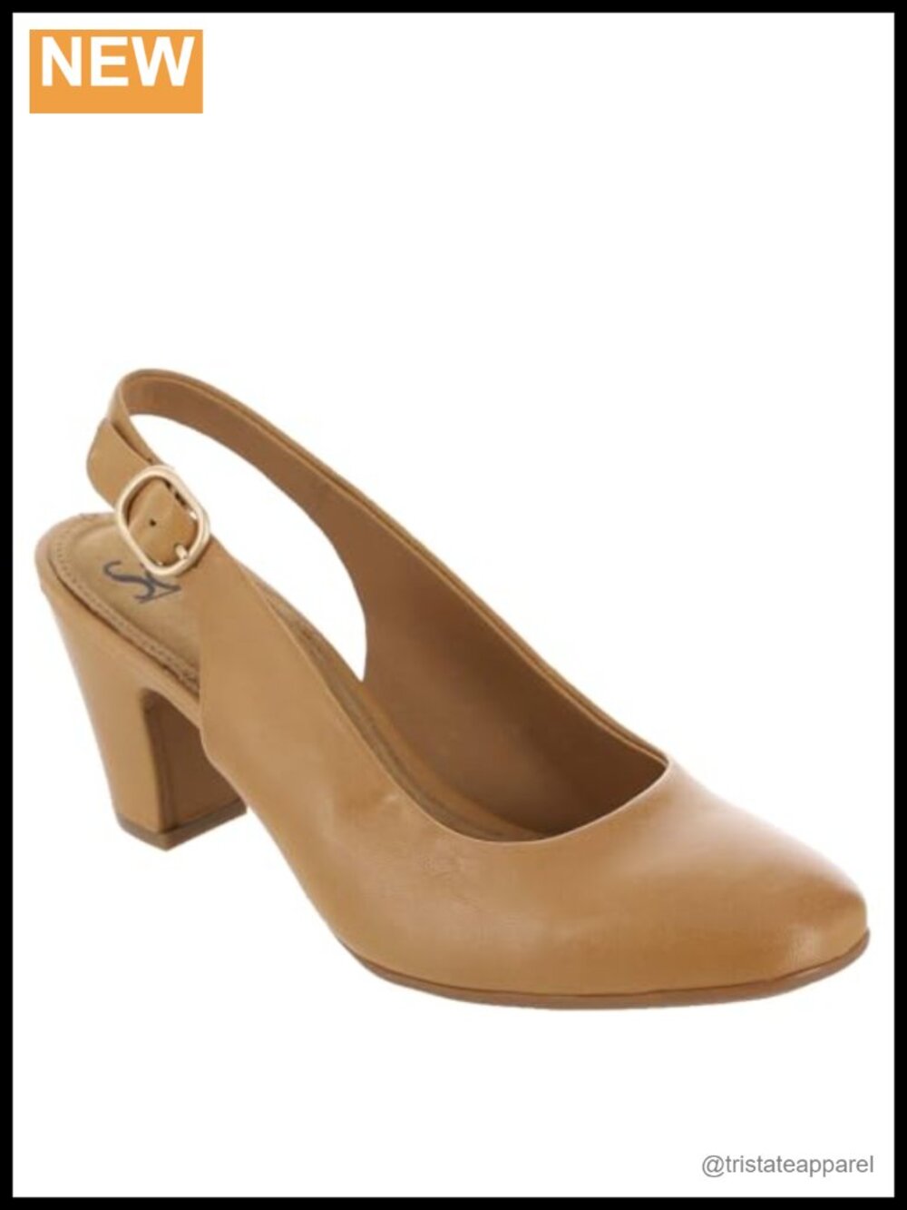 Sofft Lilly Leather Block Heel Slingback Dress Sandals Women's